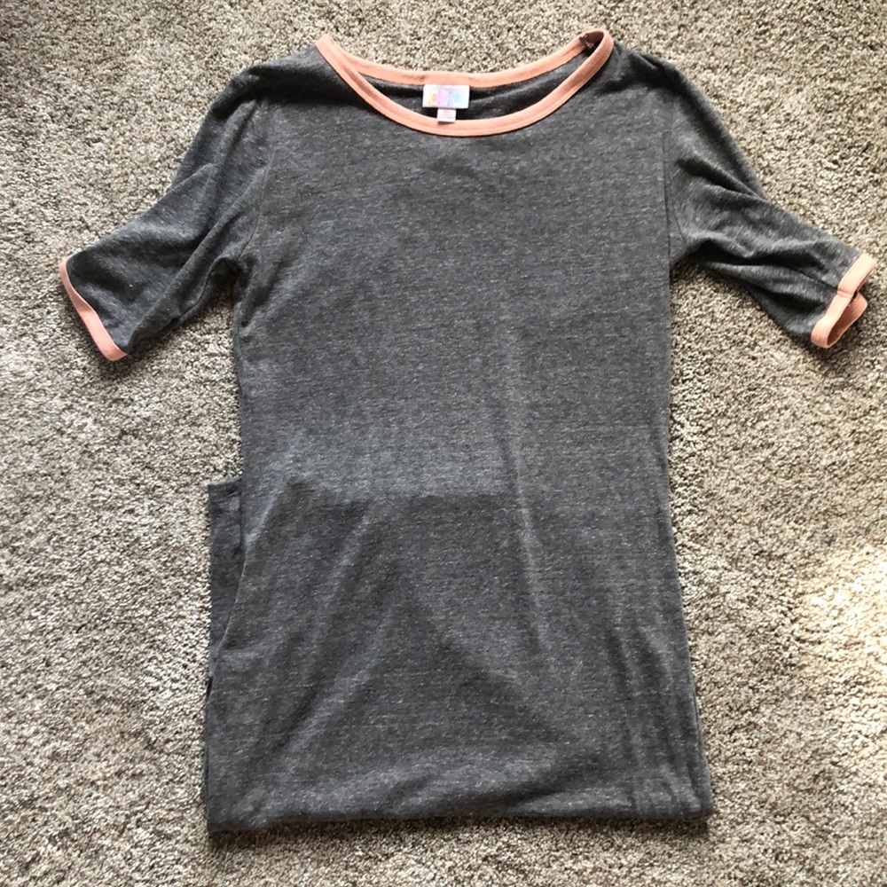 Lula Roe gray dress